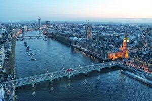 The river thames in London